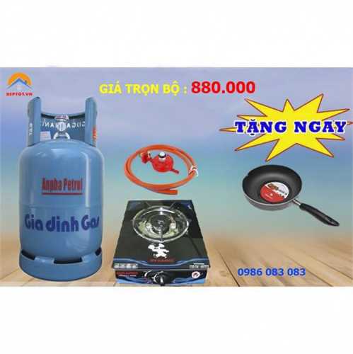 Bộ Bếp Gas Đơn Mặt Kính 